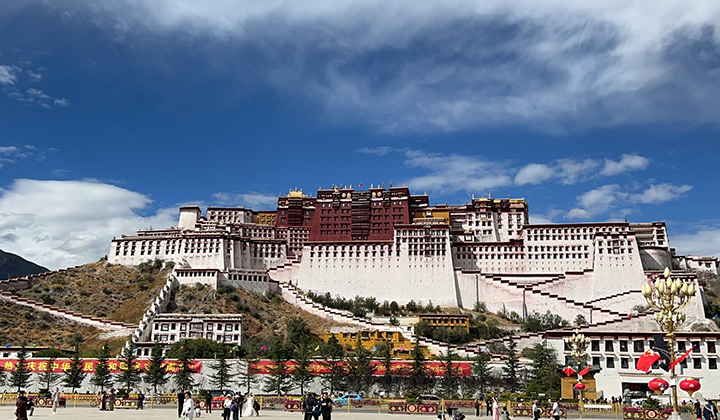 チベットラサ　ボタラ宮（布達拉宮）