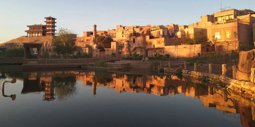 新彊カシュガル　カシュガル旧市街（喀什古城）