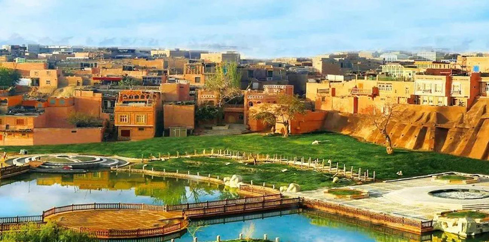 新彊カシュガル　カシュガル旧市街（喀什古城）