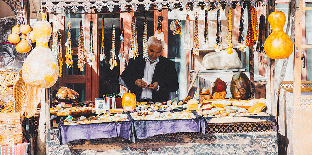 新彊カシュガル　カシュガル旧市街（喀什古城）