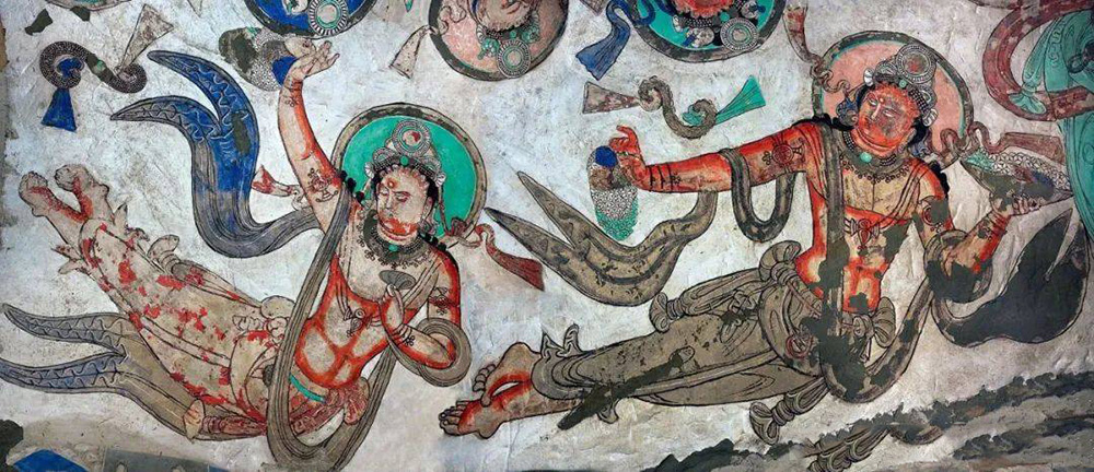 新彊クチャ　キジル千仏洞