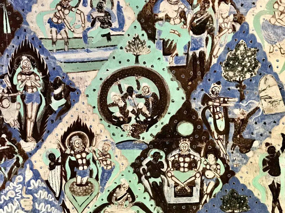 新彊クチャ　キジル千仏洞