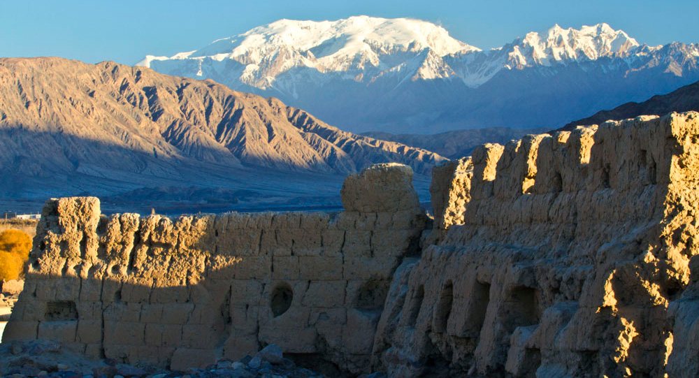 新彊カシュガル　石頭城古城遺跡