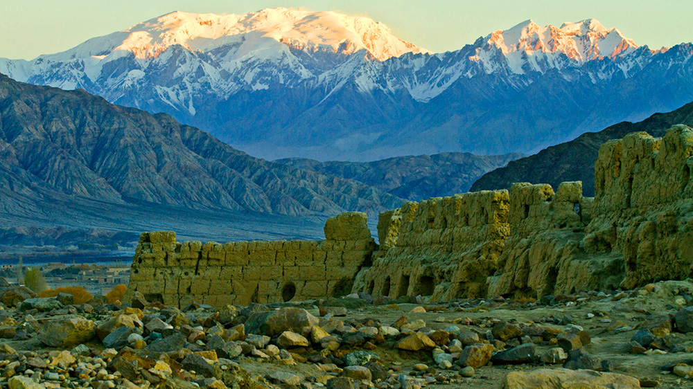 新彊カシュガル　石頭城古城遺跡
