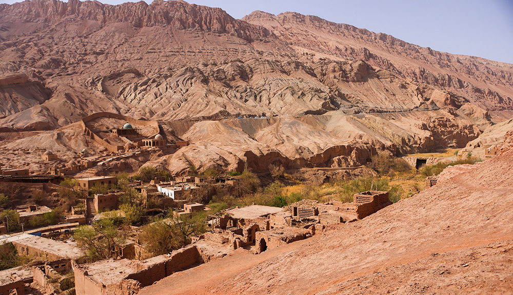 新彊トルファン　吐峪溝