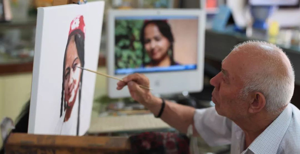 新彊カシュガル　職人街）