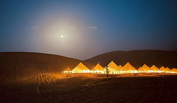 敦煌砂漠キャンプ