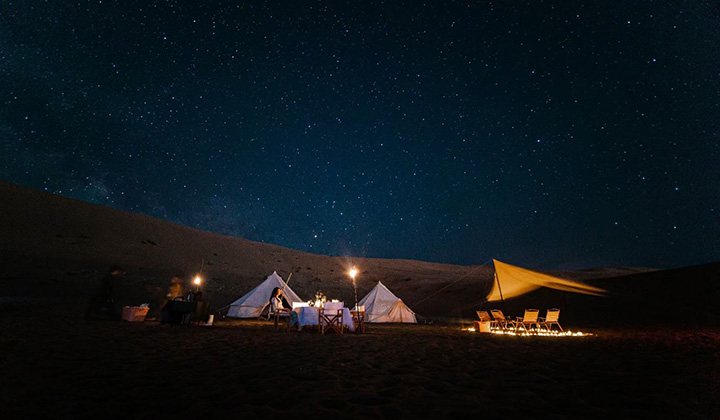 敦煌砂漠キャンプ