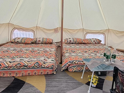 敦煌　砂漠キャンプ